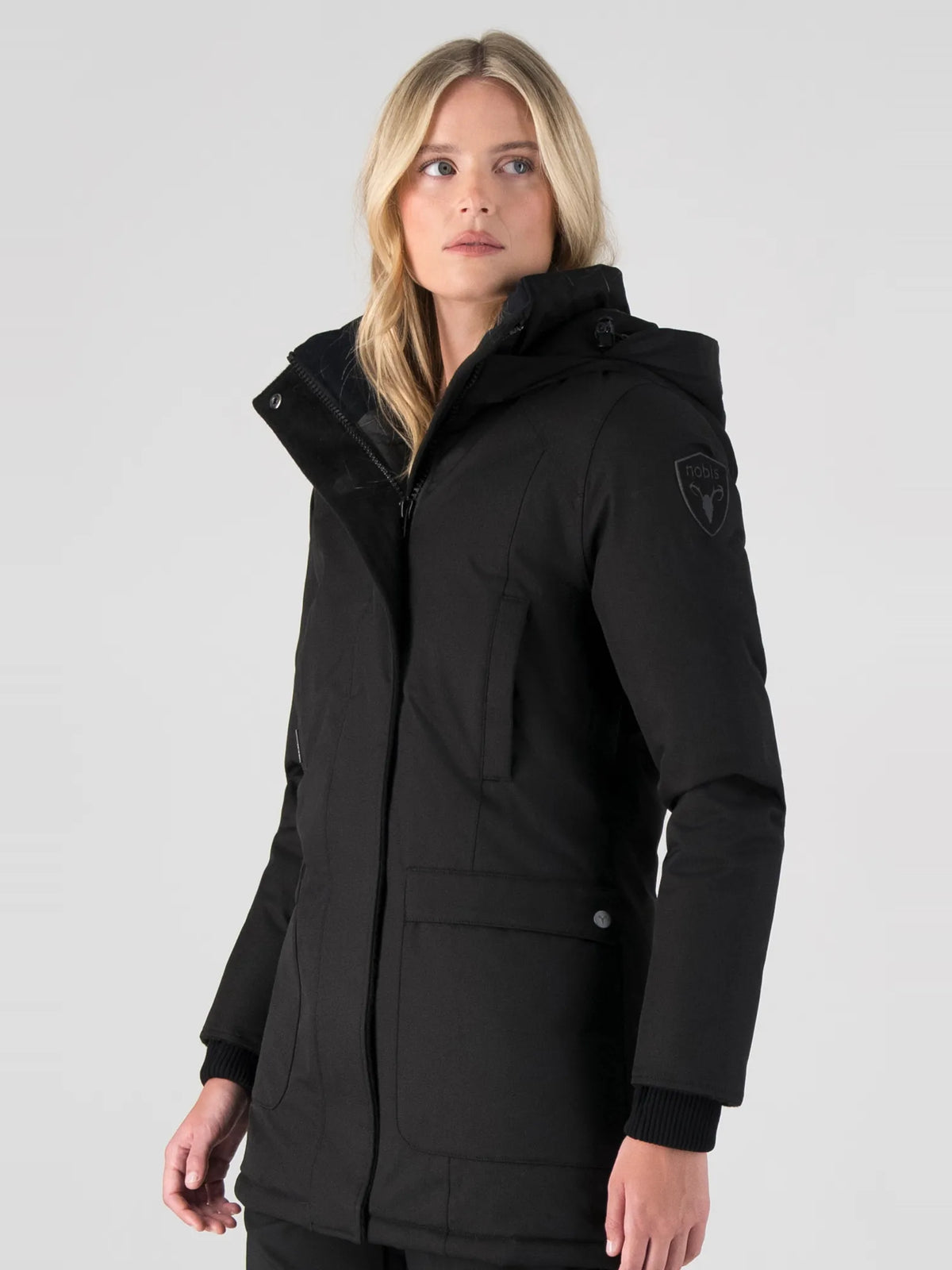 Carla Women's Parka - Black