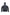 Women's hip length waterproof jacket with non-removable hood and two-way zipper in Black