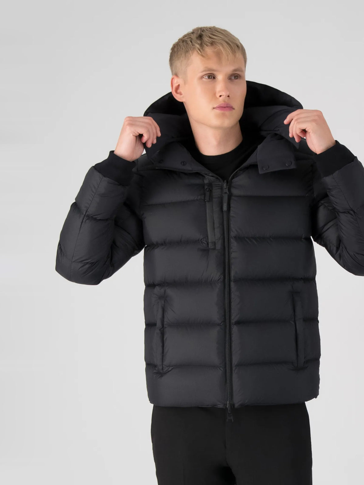 Oliver Men's Reversible Puffer Jacket - Black