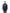 Men's down fileld waist length bomber jacket with shirt style rabbit fur collar in Navy