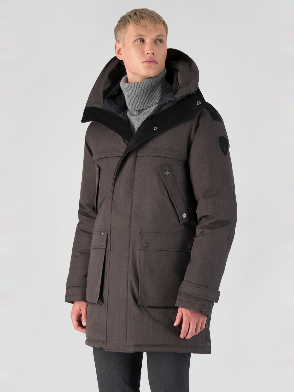 Yatesy Furless Men's Parka - Steel Grey