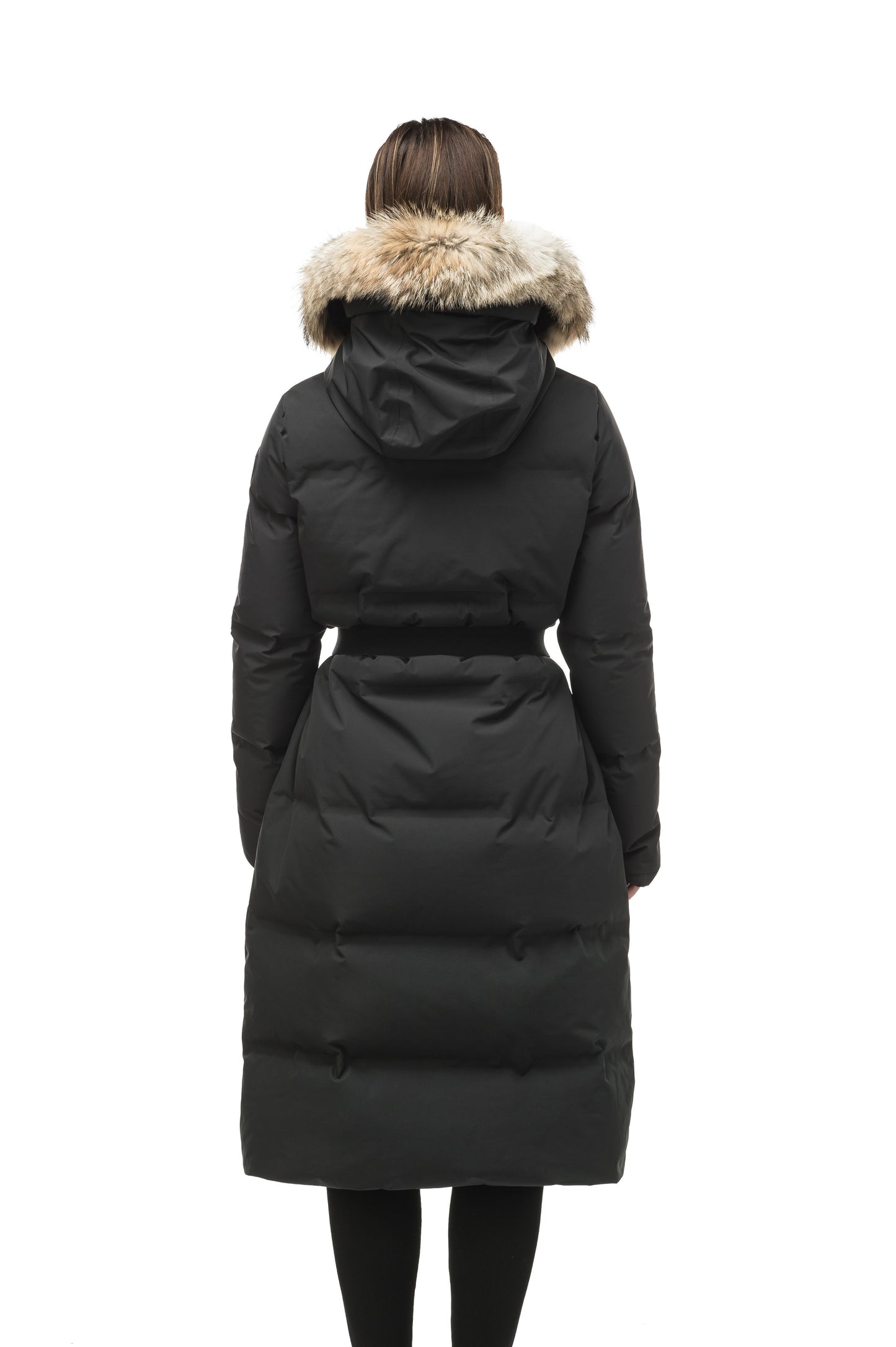 Women's ankle length puffer jacket with a minimalist modern design,ÃƒÆ’Ã†â€™Ãƒâ€ Ã¢â‚¬â„¢ÃƒÆ’Ã¢â‚¬Â ÃƒÂ¢Ã¢â€šÂ¬Ã¢â€žÂ¢ÃƒÆ’Ã†â€™Ãƒâ€šÃ‚Â¢ÃƒÆ’Ã‚Â¢ÃƒÂ¢Ã¢â€šÂ¬Ã…Â¡Ãƒâ€šÃ‚Â¬ÃƒÆ’Ã¢â‚¬Â¦Ãƒâ€šÃ‚Â¡ÃƒÆ’Ã†â€™Ãƒâ€ Ã¢â‚¬â„¢ÃƒÆ’Ã‚Â¢ÃƒÂ¢Ã¢â‚¬Å¡Ã‚Â¬Ãƒâ€¦Ã‚Â¡ÃƒÆ’Ã†â€™ÃƒÂ¢Ã¢â€šÂ¬Ã…Â¡ÃƒÆ’Ã¢â‚¬Å¡Ãƒâ€šÃ‚Â featuring an exposed zipper, and seamless puffer channels in Black